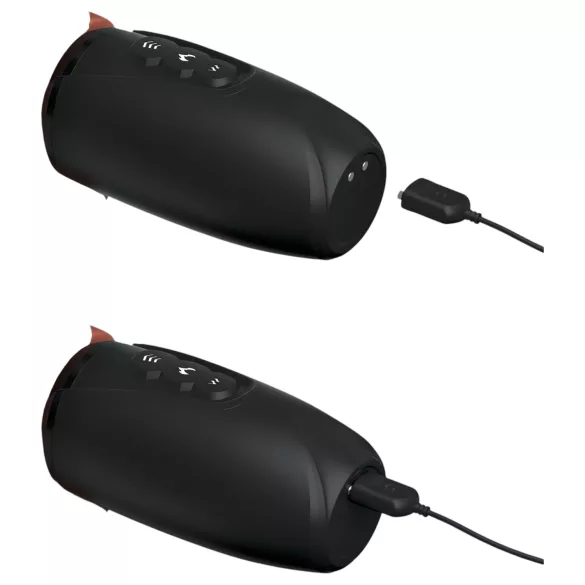 King Cock Plus 7,5 - dildo vibrator met ballen - bruin