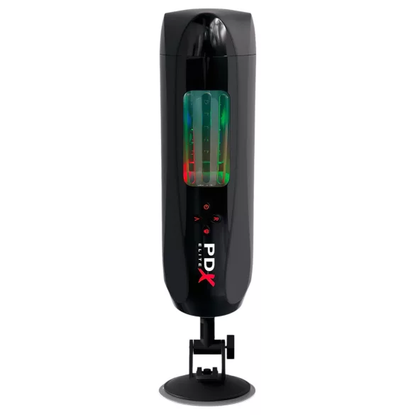 PDX Ultimate Milker 2 - automatische roterende masturbator - oplaadbaar - zwart