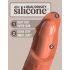 King Cock Elite 6 - zuignap, levensechte dildo (15cm) - donker