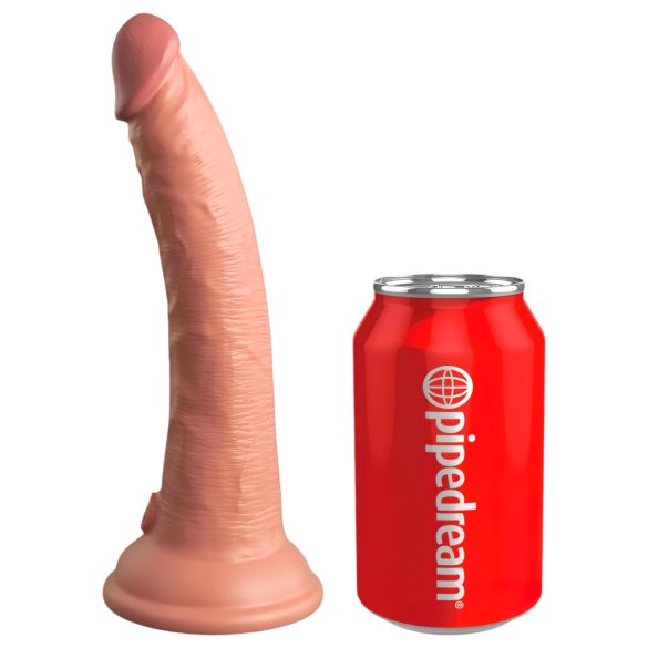 King Cock Elite - realistische dildo met zuignap - 18 cm - huidskleur