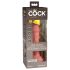 King Cock Elite 6 - levensechte vibrator 15cm (donker natuur)