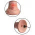 King Cock Elite 7 - vibrator met zuignap en afstandsbediening - 18cm