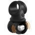 King Cock Crown Jewels - vibrerende penring (zwart)