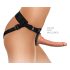 King Cock Elite - strap-on harnas - comfortabel draagbaar - bruin