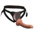 King Cock Elite - strap-on harnas - comfortabel draagbaar - bruin