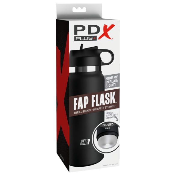 Fap Flask Thrill Seeker - masturbator in fles - zwart