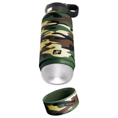   Fap Flask Happy Camper - masturbator drinkfles - discreet - groen/zwart