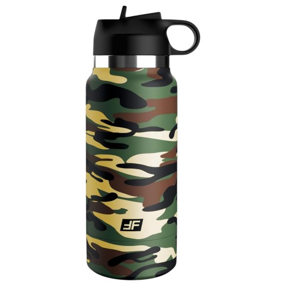 Fap Flask Happy Camper - masturbator drinkfles - discreet - groen/zwart