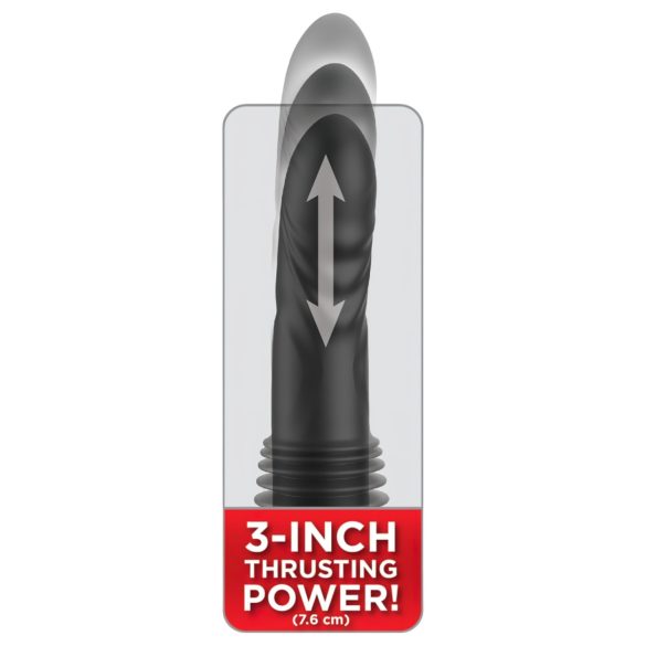 Fetish - vibrator met stoterfunctie - zwart
