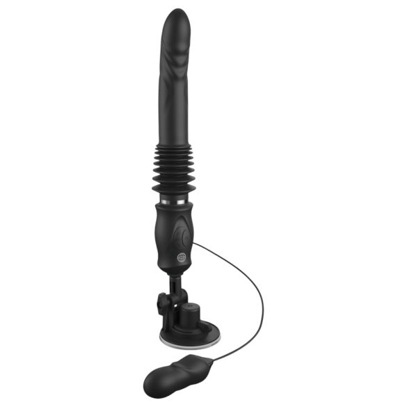 Fetish - vibrator met stoterfunctie - zwart