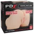 PDX Elite - vibrerende 2-in-1 masturbator - realistisch - huidkleur