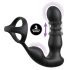 Anal Fantasy Ass-Gasm - roterende anaalvibrator met penisring (zwart)