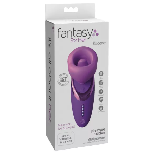 Pipedream - Fantasy For Her - lik- en zuigvibrator (paars)