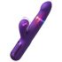 Fantasy For Her - 2in1 stotende vibrator en clitorisstimulator (paars)