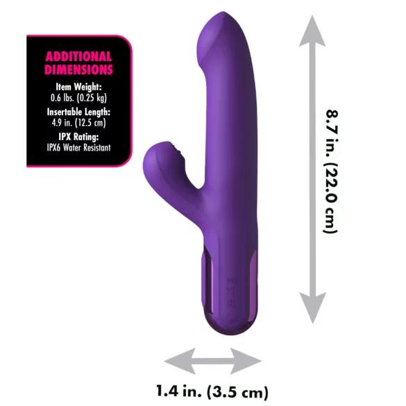 Fantasy For Her - vibrator en clitorisstimulator 2-in-1 - paars