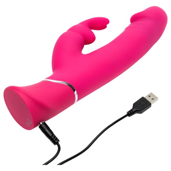 Happyrabbit - rabbit vibrator met dubbele densiteit - waterdicht - roze