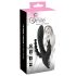 SMILE Triple - Oplaadbare, waterdichte 3-weg vibrator (zwart)