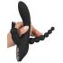 SMILE Triple - Oplaadbare, waterdichte 3-weg vibrator (zwart)