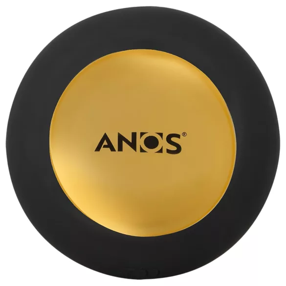 ANOS - anaal vibrator met roterende kralen - zwart