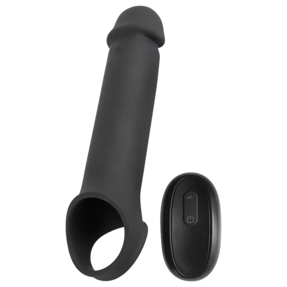Rebel - vibrerende penis sleeve - oplaadbaar met afstandsbediening - zwart
