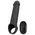 Rebel - vibrerende penis sleeve - oplaadbaar met afstandsbediening - zwart