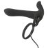 Black Velvet - 2in1 duo vibrator & penisring (zwart)