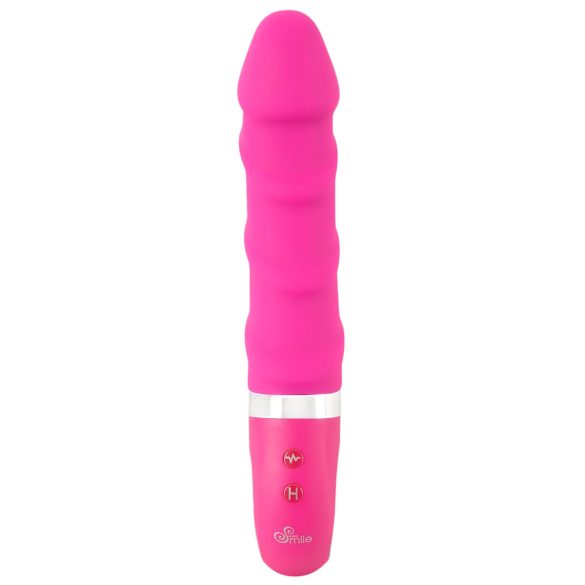 SMILE Soft - vibrator oplaadbaar verwarmend - siliconen roze
