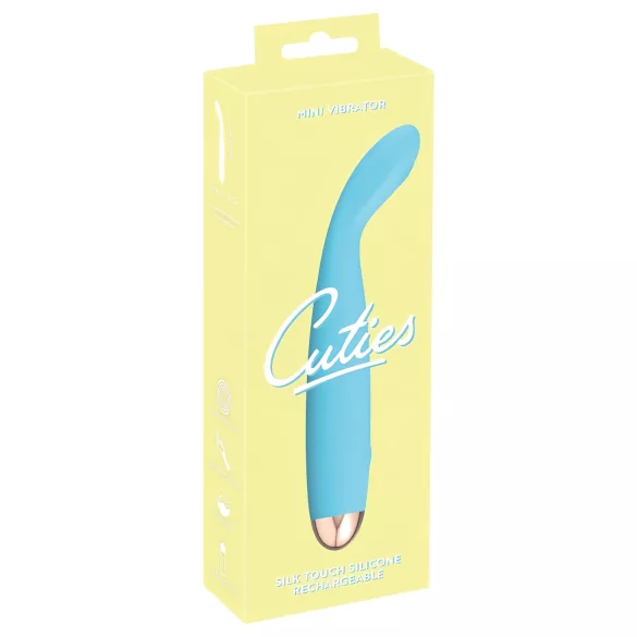 Cuties Mini - G-spot vibrator - oplaadbaar, waterdicht - turquoise