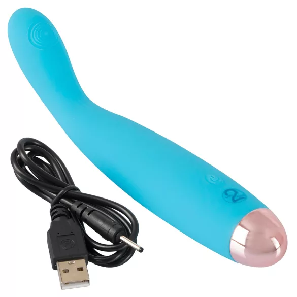 Cuties Mini - G-spot vibrator - oplaadbaar, waterdicht - turquoise