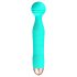 Cuties Mini Wand - oplaadbare, waterdichte massagetrilstaaf (groen)
