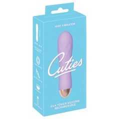  Cuties Mini - oplaadbare, waterdichte rooster vibrator (paars)
