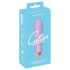 Cuties Mini - oplaadbare, waterdichte ribbelvibrator (paars)