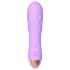 Cuties Mini - oplaadbare, waterdichte ribbelvibrator (paars)