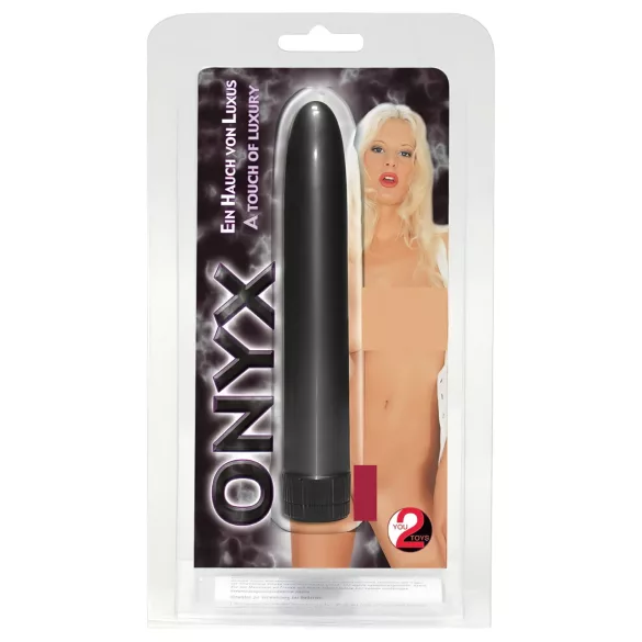 You2Toys Onyx - oplaadbare waterdichte vibrator (zwart)