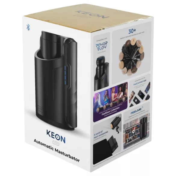 Kiiroo Keon Automatic - Interactieve masturbator voor mannen (zwart)