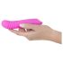 You2Toys - Flashing Mini Vibe - oplaadbare, lichtgevende vibrator (roze)