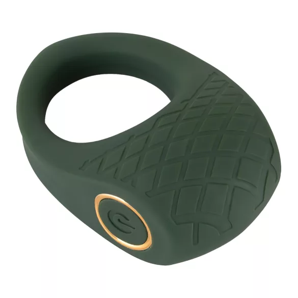 Emerald Love - vibrerende penisring - oplaadbaar en waterdicht - groen