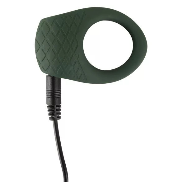 Emerald Love - vibrerende penisring - oplaadbaar en waterdicht - groen