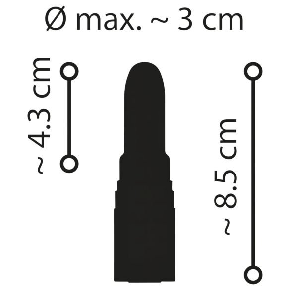 Emerald Love - oplaadbare waterproof mini vibrator - rood