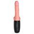 King Cock Plus 6,5 - dildo met ballen en vibratie - huidkleur