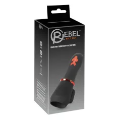 Rebel - penistop vibrator met 2 motoren - oplaadbaar - zwart