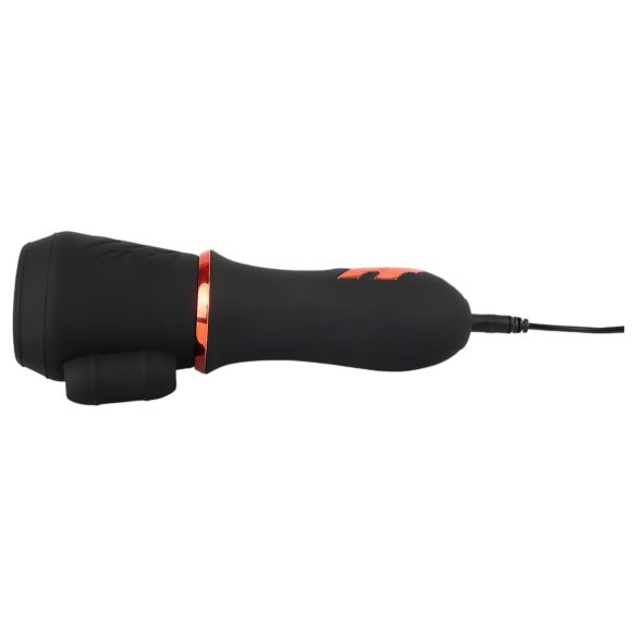 Rebel - penistop vibrator met 2 motoren - oplaadbaar - zwart