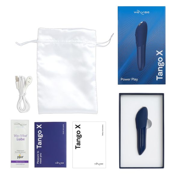 We-Vibe Tango X - mini vibrator waterproof - blauw