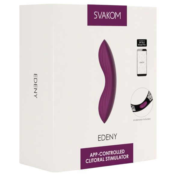 Svakom Edeny - oplaadbare slimme slip vibrator - paars