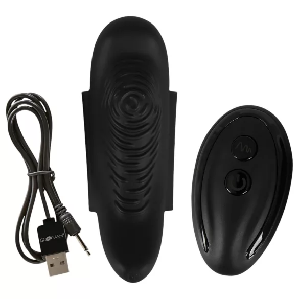 GoGasm Panty - draadloze oplaadbare clitoris vibrator - zwart