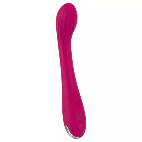 SMILE G-spot - oplaadbare g-spot vibrator - geribbeld - siliconen - paars