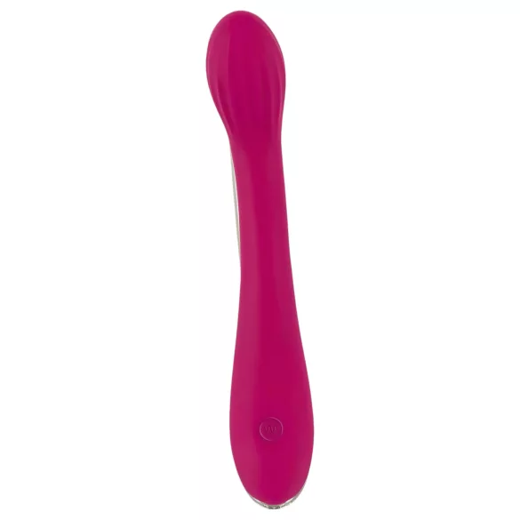 SMILE G-spot - oplaadbare g-spot vibrator - geribbeld - siliconen - paars