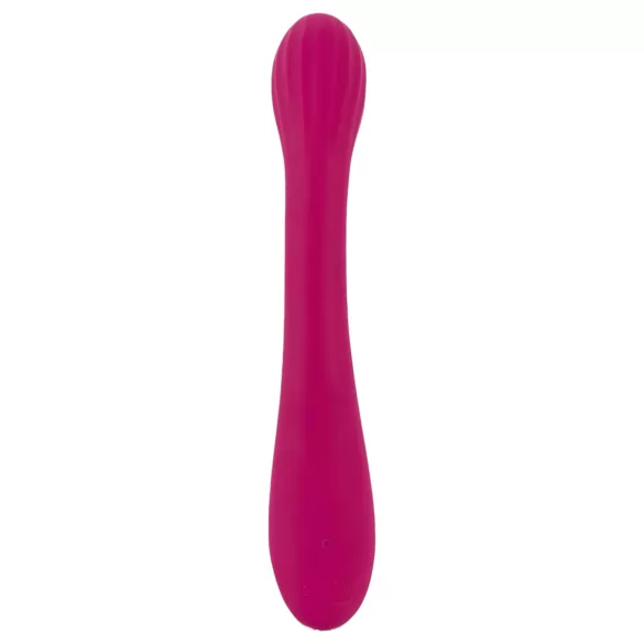 SMILE G-spot - oplaadbare g-spot vibrator - geribbeld - siliconen - paars