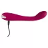 SMILE G-spot - oplaadbare g-spot vibrator - geribbeld - siliconen - paars