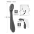 SMILE G-spot - oplaadbare g-spot vibrator - geribbeld - siliconen - paars